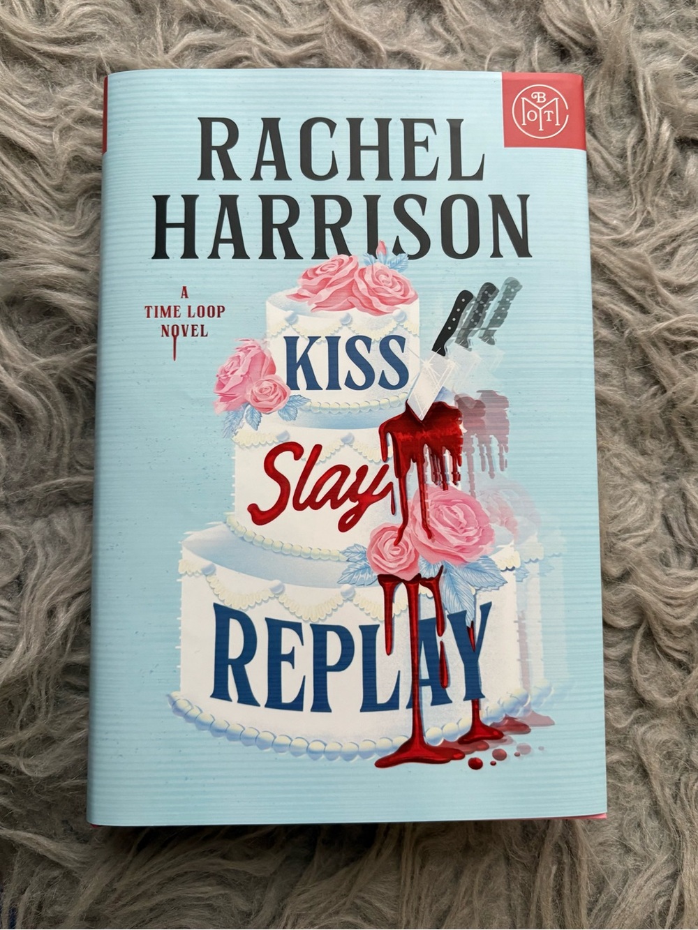 Kiss Slay Replay by Rachel Harrison BOTM hardcover book